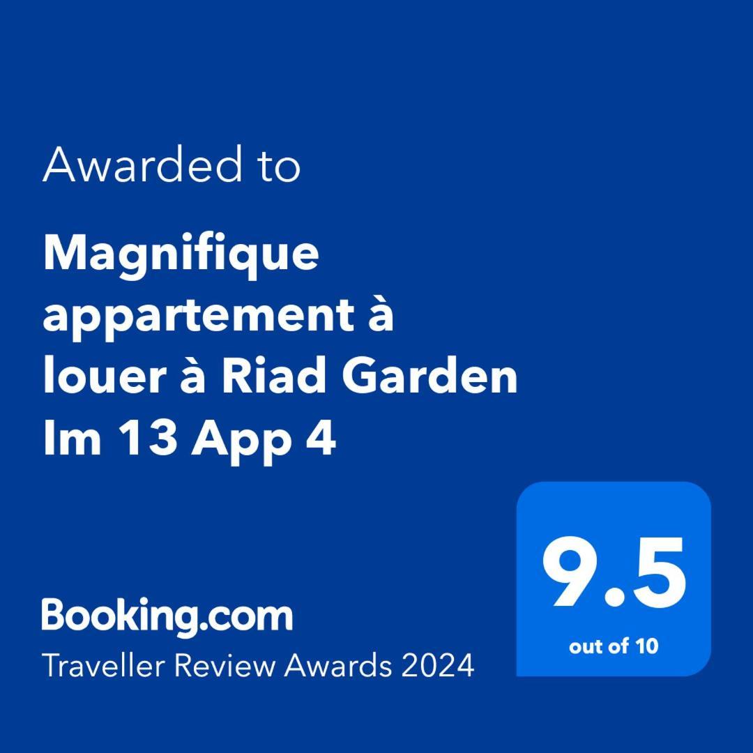 Magnifique Appartement A Riad Garden Marraquexe Exterior foto